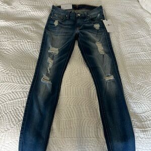 NWT 7 for all mankind ankle skinny jeans!